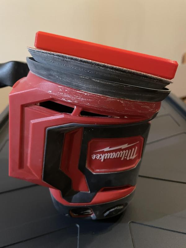 Milwaukee 125mm M18 BOS125 orbital sander pad alignment tool