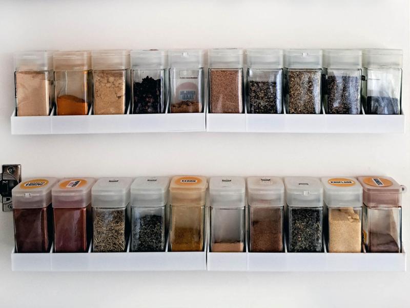 Spice/herb rack for square containers (40 mm)