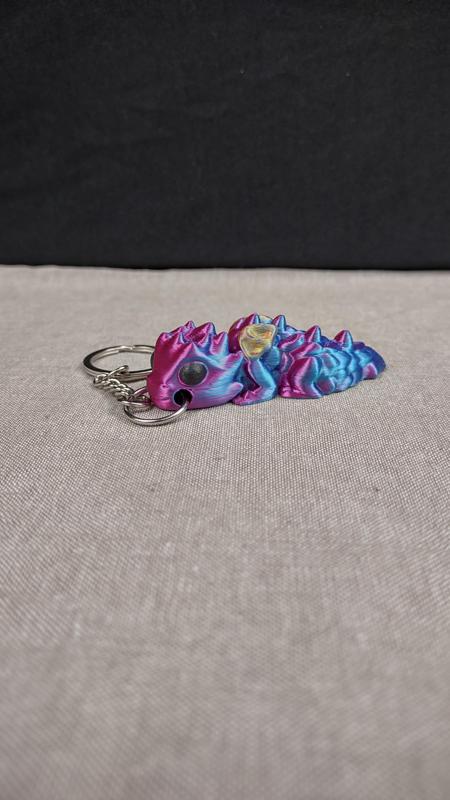 Baby Dragon Fidget Keychain