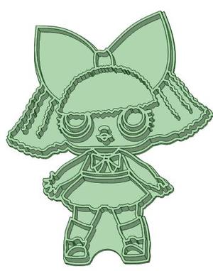 L.O.L. whole 20 cookie cutter