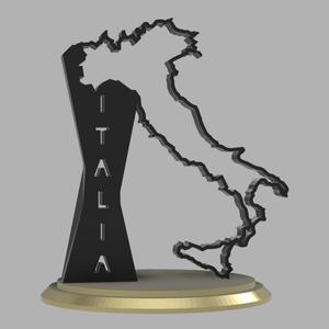 Italy border sculpture REMIX