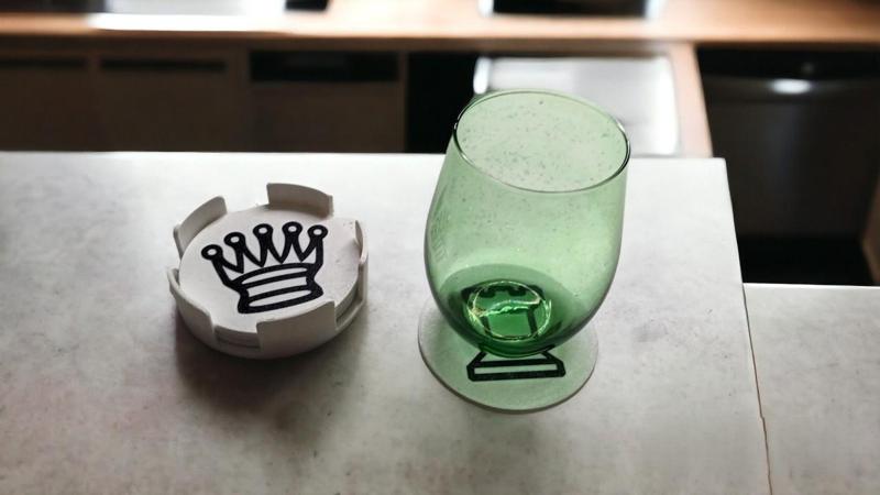 Chess Drinks Coaster Set