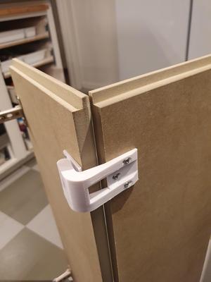 Two door corner cabinet hinge