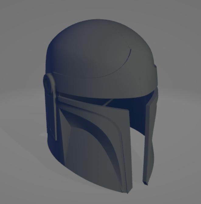 casco mandaloriano medieval