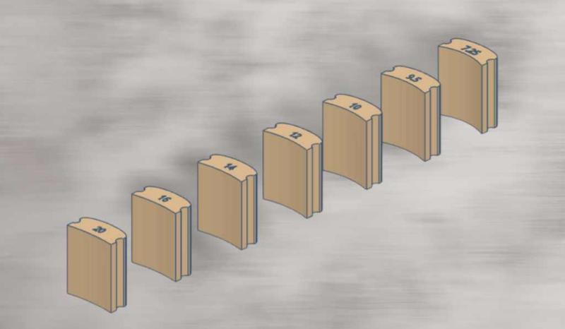 Luthier Radius Blocks