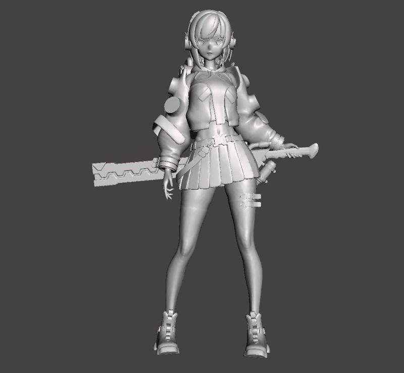 Anby Demara Zenless Zone Zero 3D Model