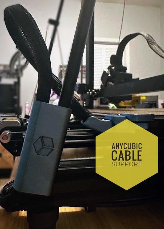 Anycubic Cable Support for Kobra 2 Max Bed Cable (Full Version)