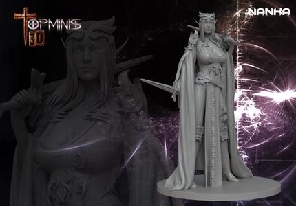 ELF WARRIOR FOR RPG WAR HAMMER