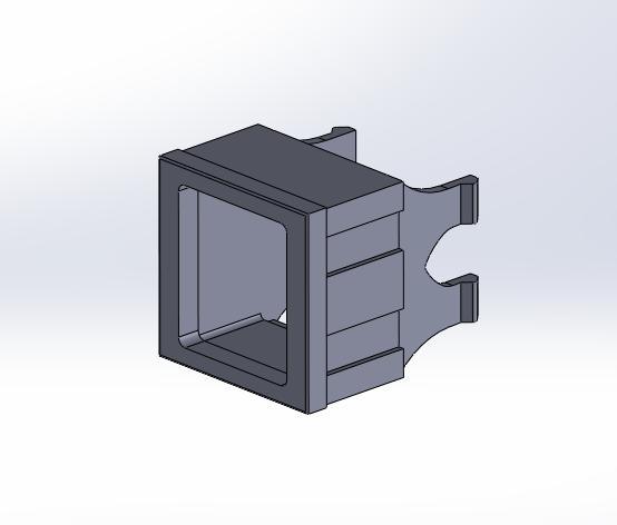 Argentinean train dashboard pushbutton housing