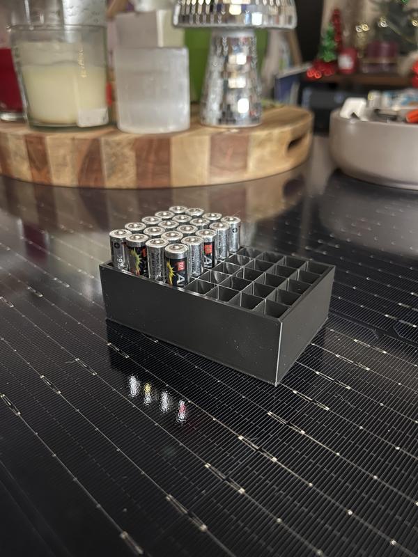 40x AAA Battery Holder Square Design