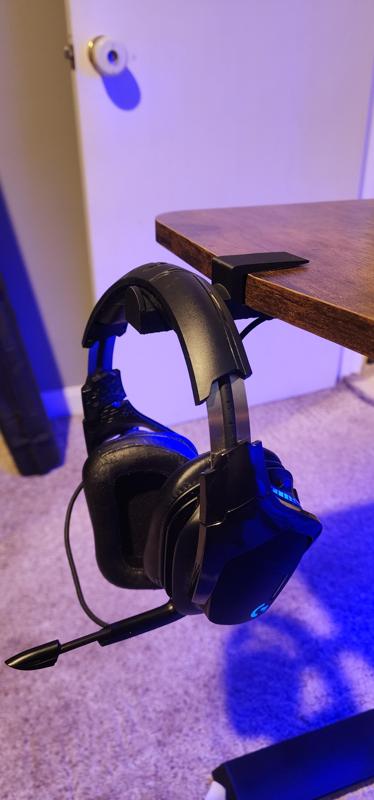 3/4" Desk Clamp on Headphone Hanger