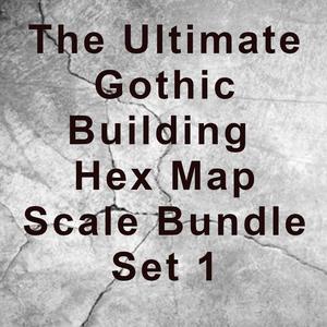 The Ultimate Gothic Building Hex Map Scale Bundle Set 1