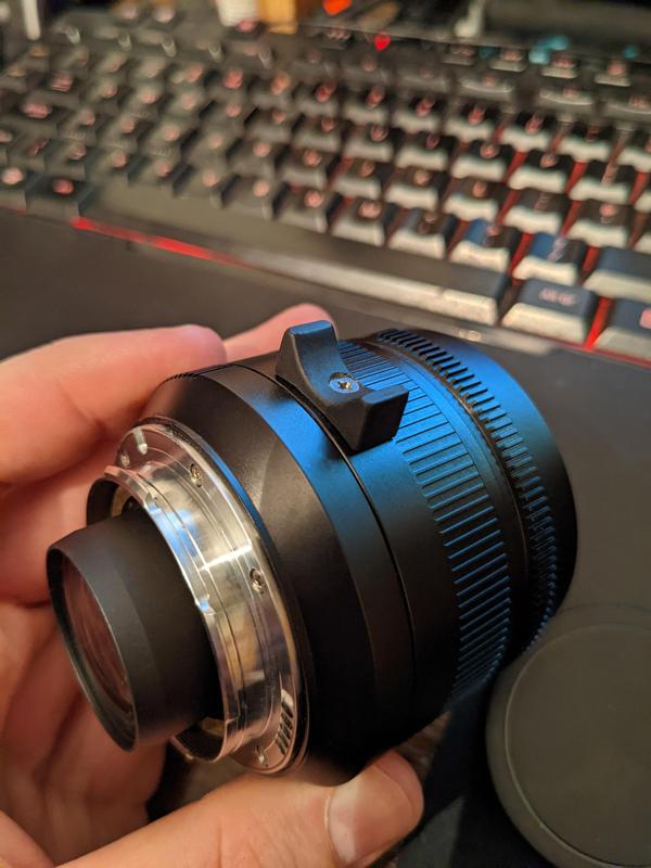 7artisans 50mm f1.1 m mount focus tab