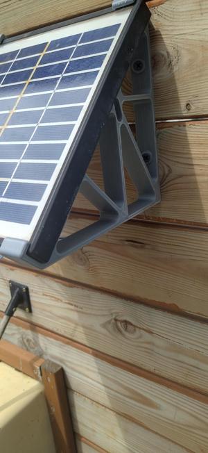 Support for small solar panel