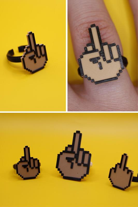 Middle finger ring