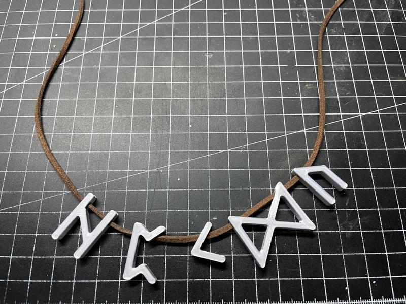Elder Furthark Rune Necklace / Viking Runes