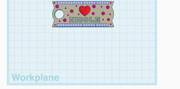 Stanley Name Plate: Nicole