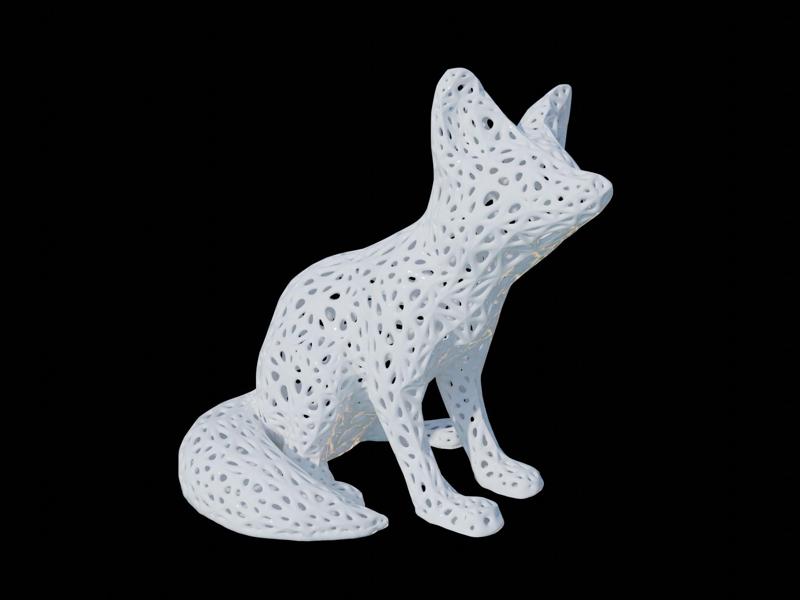 Voronoi fennec fox