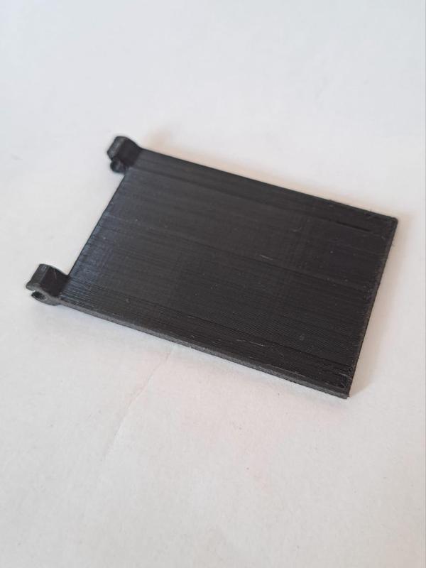 rectangular flag with 2 clips for Playmobil