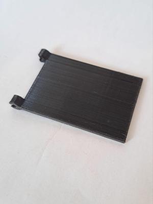 rectangular flag with 2 clips for Playmobil