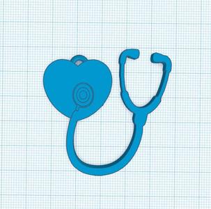 Estetoscopio, doctora- enfermera