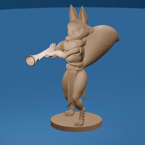 Fox Girl with Blunderbuss