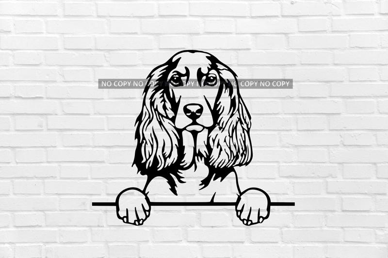 English Cocker Spaniel wall decoration