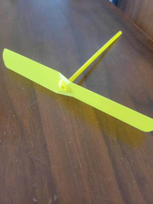 Hand Spun Helicopter Propeller