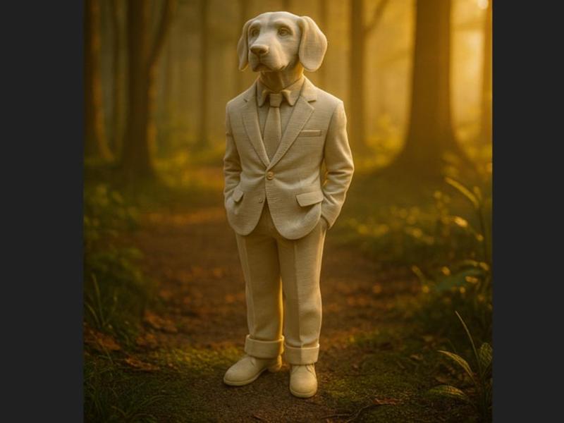 Gentleman Dog Dachshund in Suit