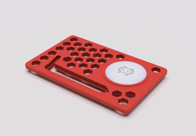 Mazda Spare Key Carrier Card with AirTag