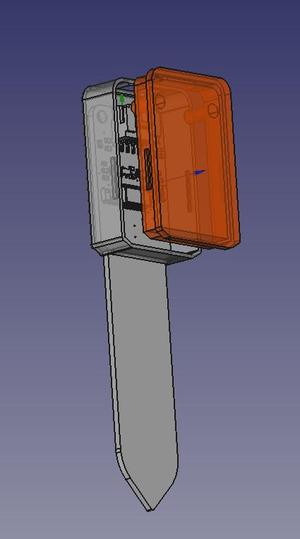 Protector cover for a Maker Soil Moisture Sensor