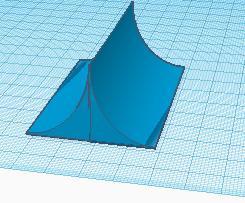 Double-back fingerboard ramp