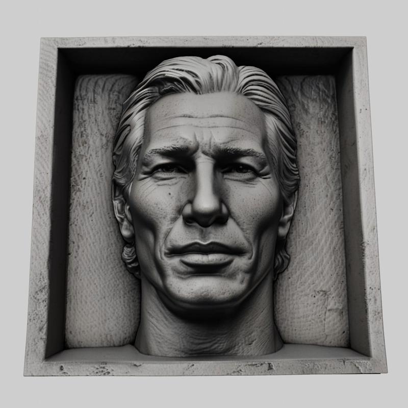Richard Gere head relief actor