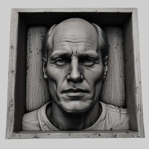 Woody Harrelson head relief actor