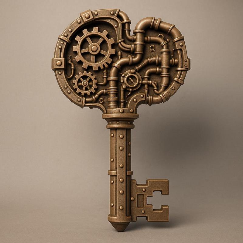 Steampunk Key Ornament