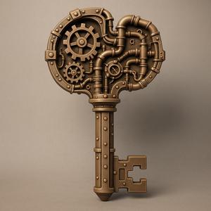 Steampunk Key Ornament