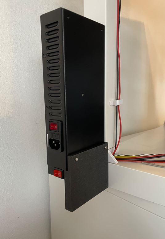 PSU Holder MK4 outside Ikea Lack Enclosure