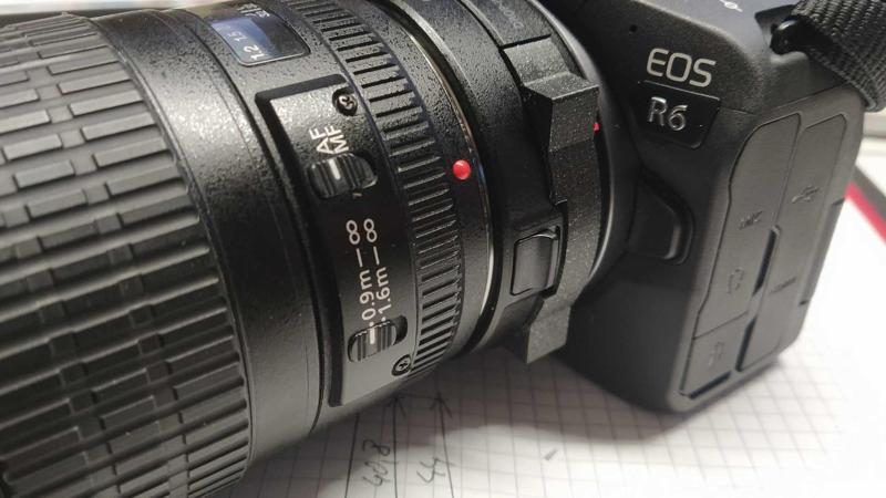 Blank for Canon drop-in filter mount adapter EF-EOS R, R5