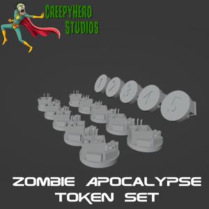 Zombie Apocalypse Token Set