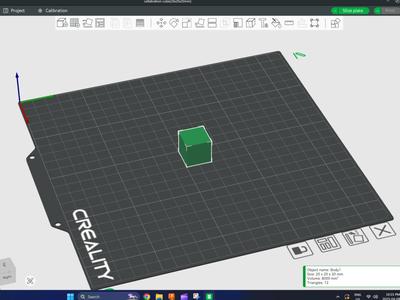 calibration cube (minimalistic)