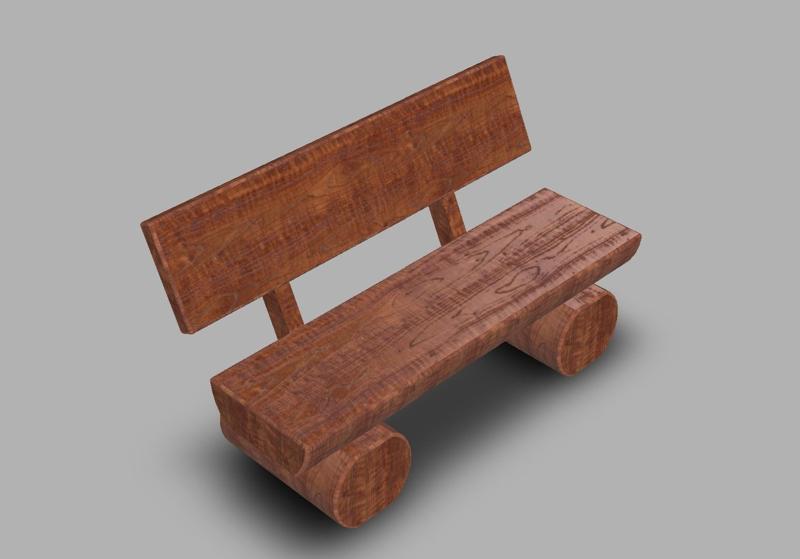 Wooden Bench