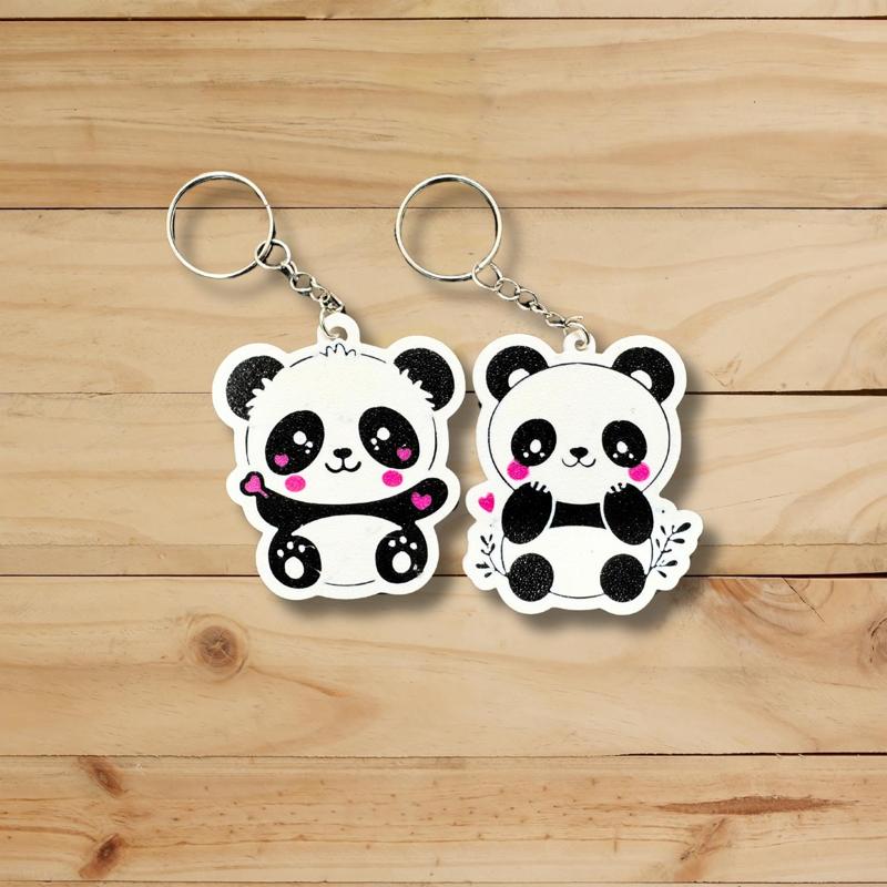 Cute Panda Keychain