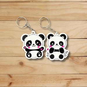 Cute Panda Keychain