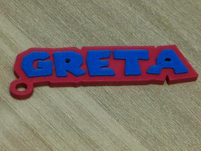 Greta Keychain