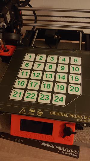 Nummern für Adventskalender