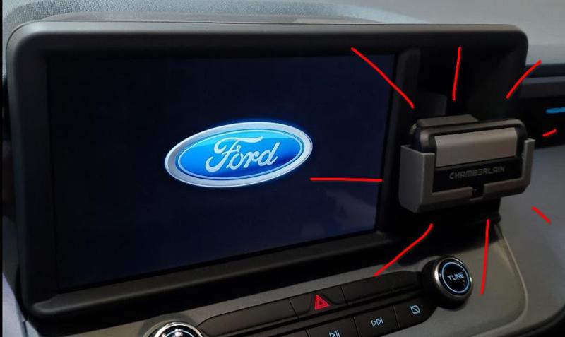 Chamberlain holder/mount for Ford FITS