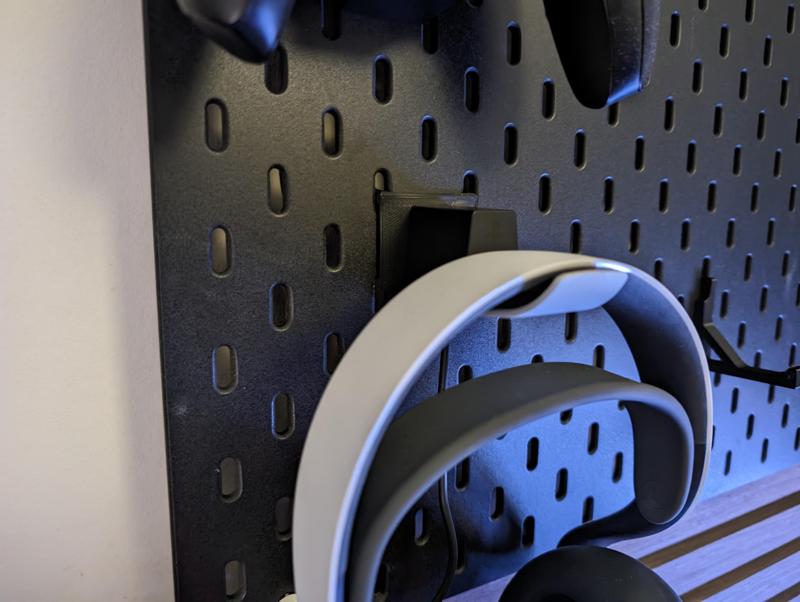 IKEA Skadis PlayStation Pulse Elite hook v2