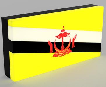 World Flags - Brunei LED Lamp