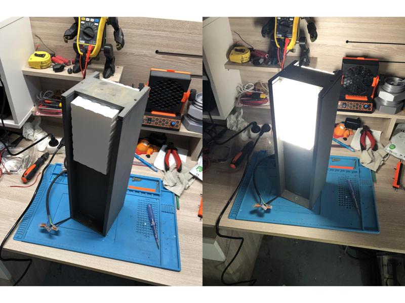 Outdoor floor lamp - Modifications