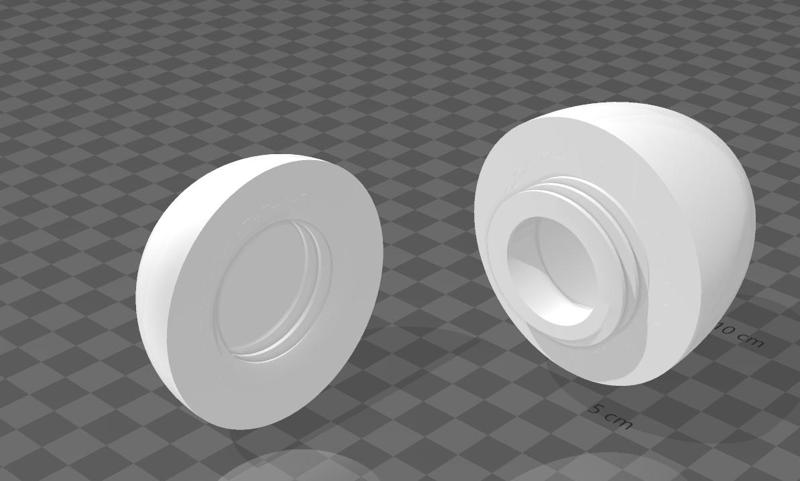 easter egg screw container